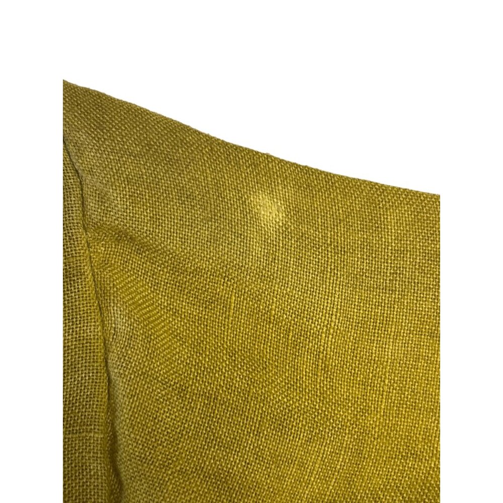DOMA Mustard Yellow Linen Tunic Blouse | Minimalist Boho Lagom Style | Size M - Picture 7 of 7